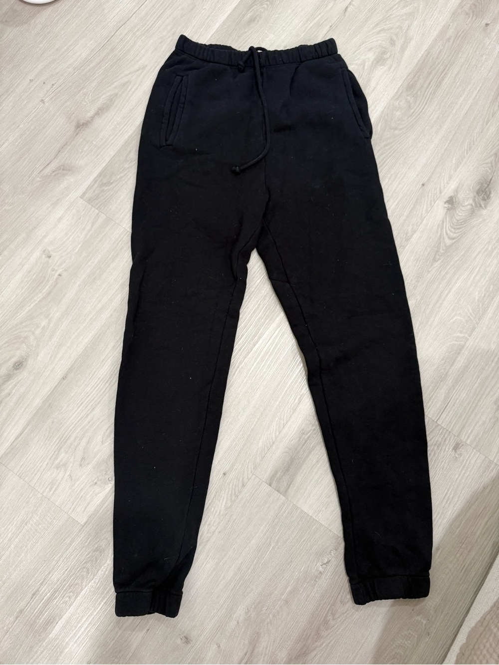 Joah Brown Black Drawstring Track Joggers